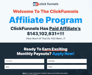 affiliate program clickfunnels