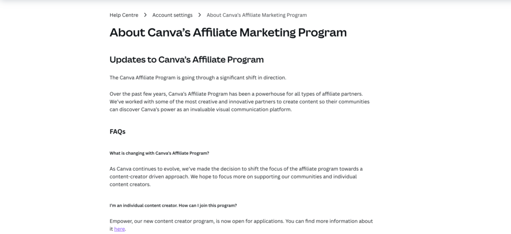 Canva Affiliate Program